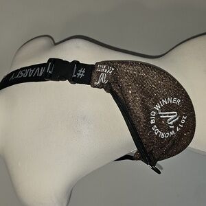 Varsity Glitter Top Belt Bag Zippered Top Fanny Pack NWT 2017 Worlds Bid Winner